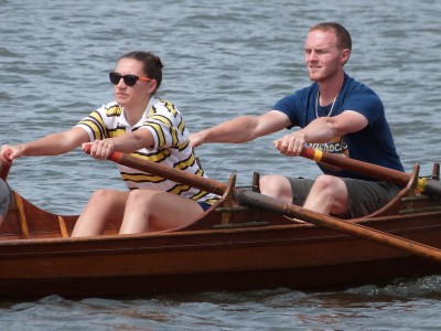 TVSC Rag Regatta - Hannah's first ever race! And she won!